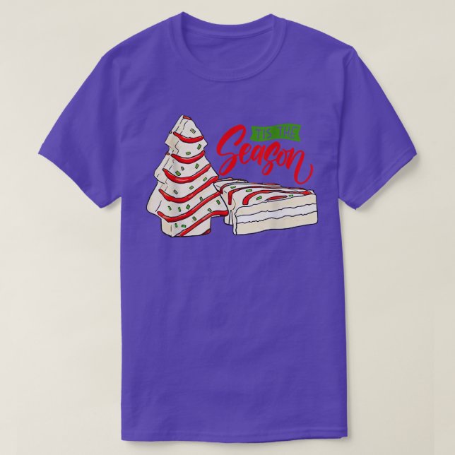 T-shirt Petit C'Est La Saison Arbre De Noël Gâteaux Debbie (Design devant)