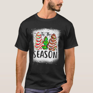 T-shirt Petit C'Est La Saison Arbre De Noël Gâteaux Debbie