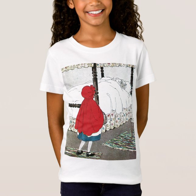 T-Shirt Petit Chaperon Rouge : Quelles Grâces Oreilles Vou (Devant)
