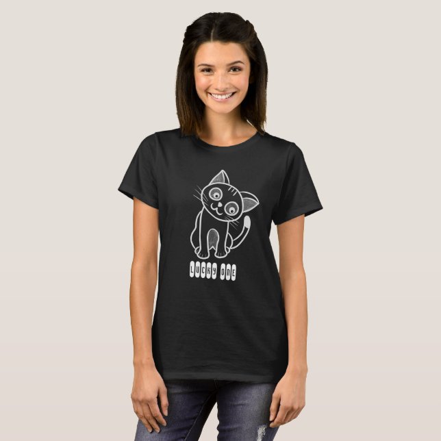 T-shirt Petit chat (Devant entier)