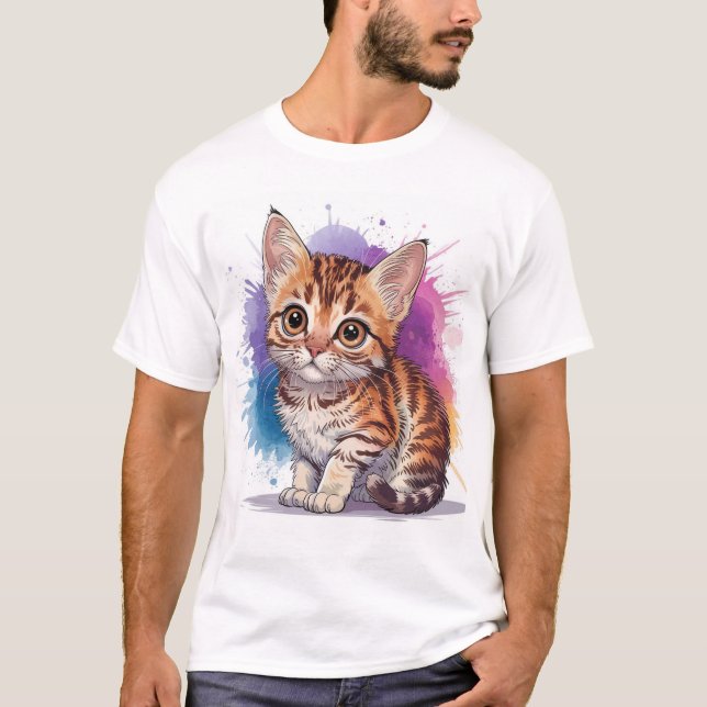 T-shirt petit chat (Devant)