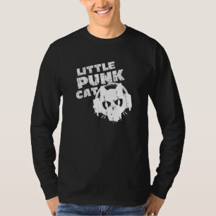 T-shirt Petit chat punk rockeur mohawk punker