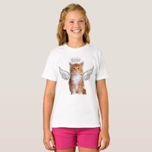 T-shirt Petit chaton mignon avec ailes