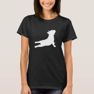 T-shirt Petit Chien à chien de taureau français, Yoga Fu