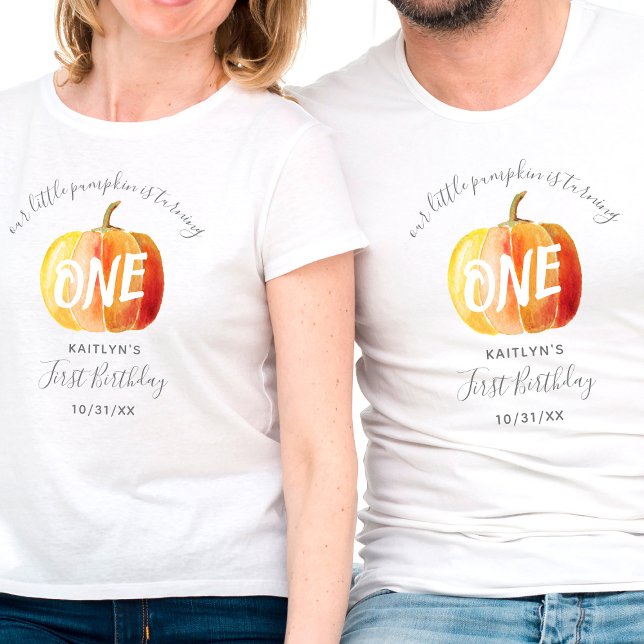 T-shirt Petit Citrouille 1er anniversaire (Créateur téléchargé)