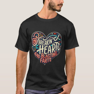 T-shirt Petit coeur Blastin' Farts Valentines Garçons Enfa
