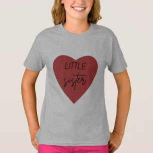 T-shirt Petit cœur rouge pour femmes