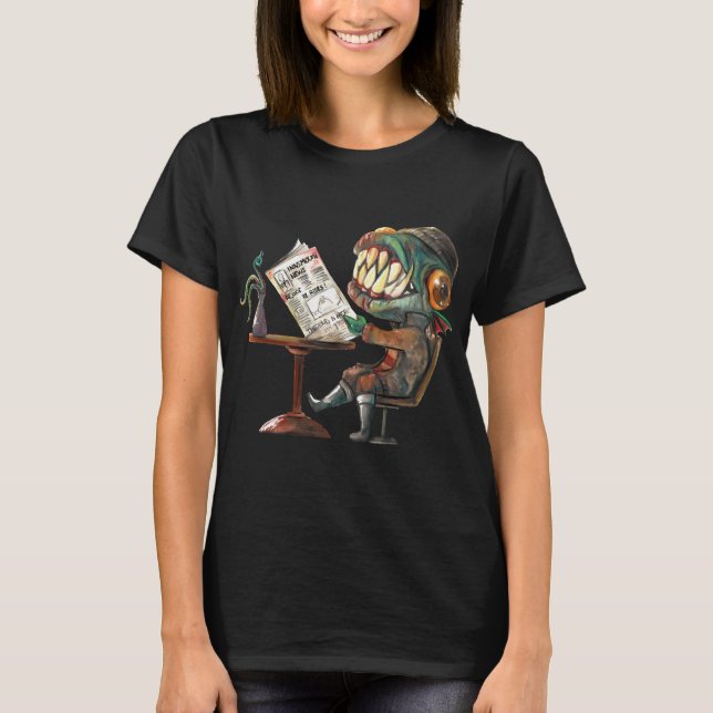 T-shirt Petit déjeuner à Innsmouth (Devant)