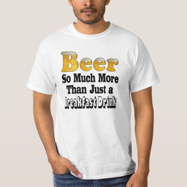 T-shirt Petit-déjeuner Beer Shirt (Devant)