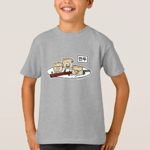 T-shirt Petit déjeuner coréen le Hangeul de dim sum de
