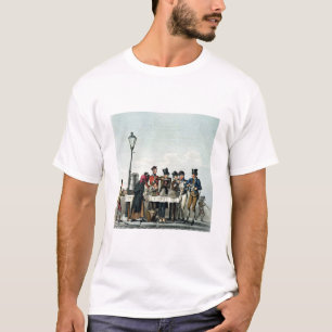 T-shirt Petit déjeuner de rue gravé par G.Hunt, 1825