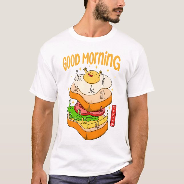 T-shirt Petit-déjeuner du matin (Devant)