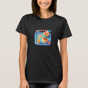 T-shirt Petit-déjeuner en Bed Love You Mom Mothers Day T-s