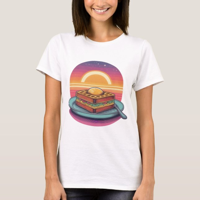 T-shirt Petit-déjeuner galactique (Devant)