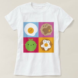 T-shirt Petit déjeuner Kawaii