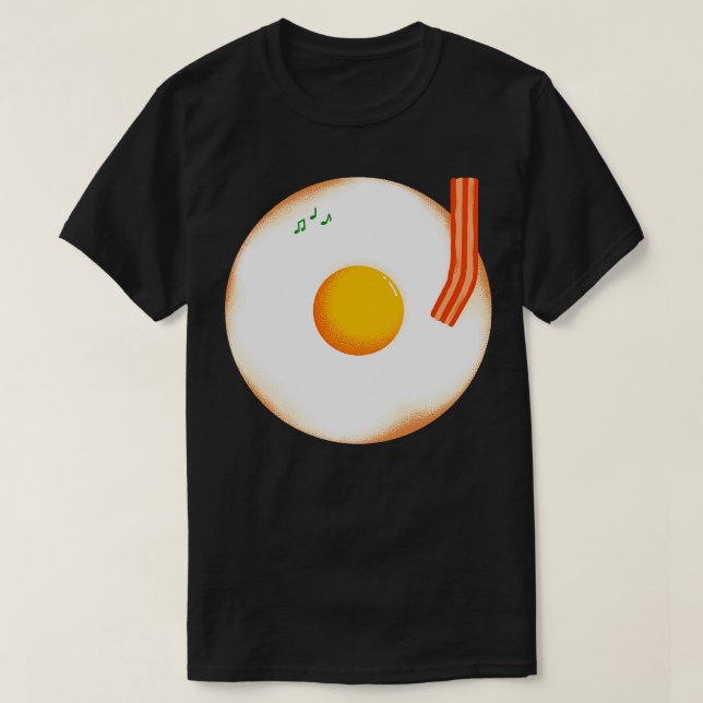 T-shirt Petit déjeuner musical (Design devant)