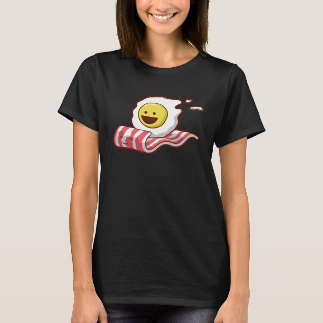 T-shirt Petit-Déjeuner Oeuf Et Bacon (Devant)