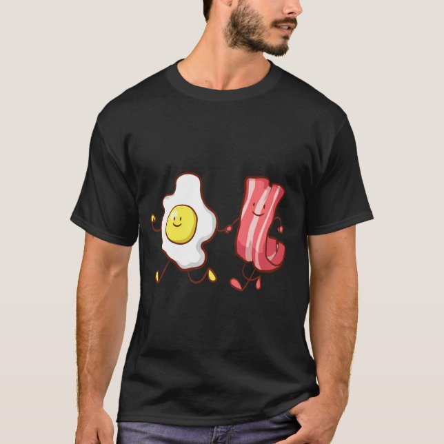 T-shirt Petit-Déjeuner Oeuf Et Bacon (Devant)