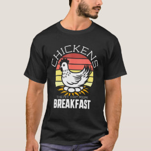 T-shirt Petit-déjeuner Poops de Poulet