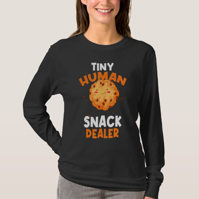 T-shirt Petit détaillant de snacks humains (Devant)