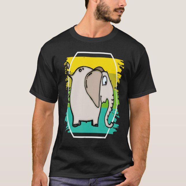 T-shirt petit éléphant (Devant)