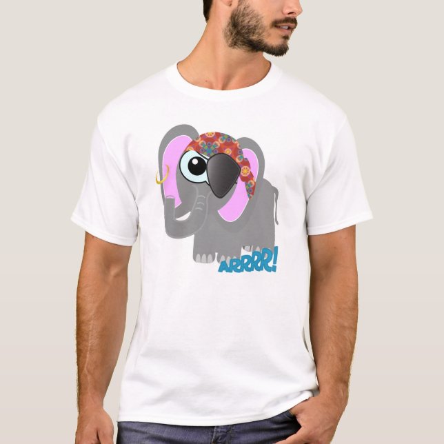 T-shirt Petit éléphant de Goofkins pirate (Devant)