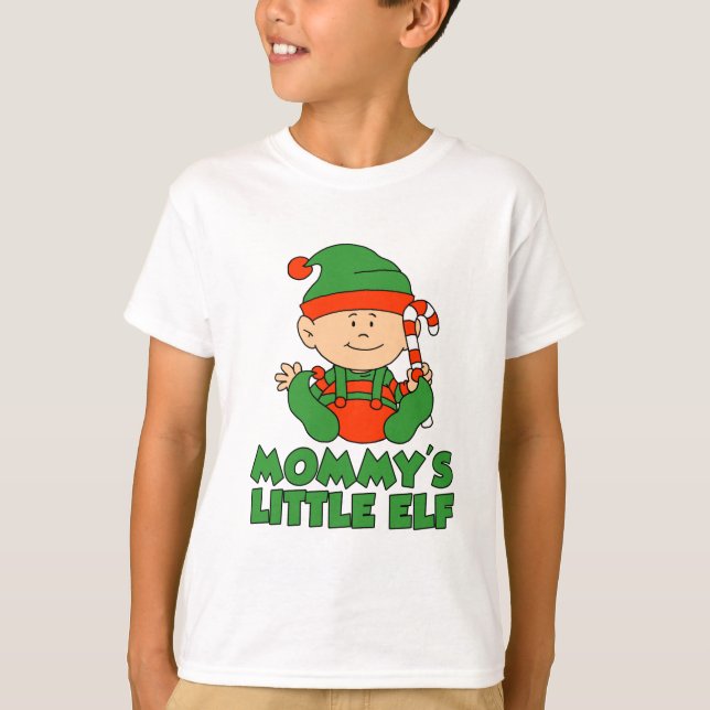 T-shirt Petit Elfe de maman (Devant)