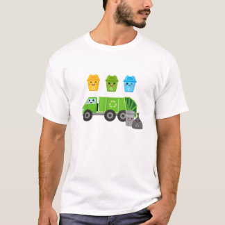 T-shirt Petit Enfant Qui Aime Le Jour Des Ordures
