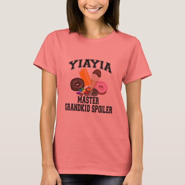 T-shirt Petit-enfant Spoiler YiaYia (Devant)