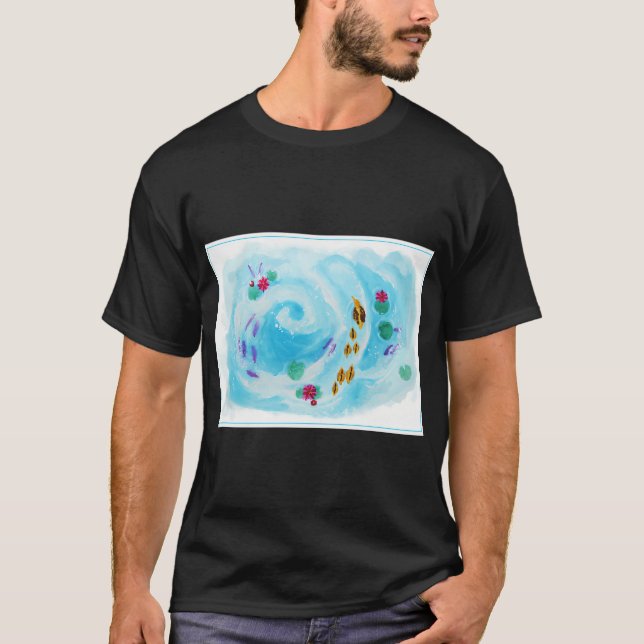 T-shirt Petit étang aux canards (Devant)