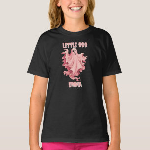 T-shirt Petit Fantôme à l'aquarelle Pinkoween