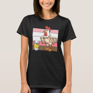 T-shirt Petit Fermier De Poulets De Ferme Poules