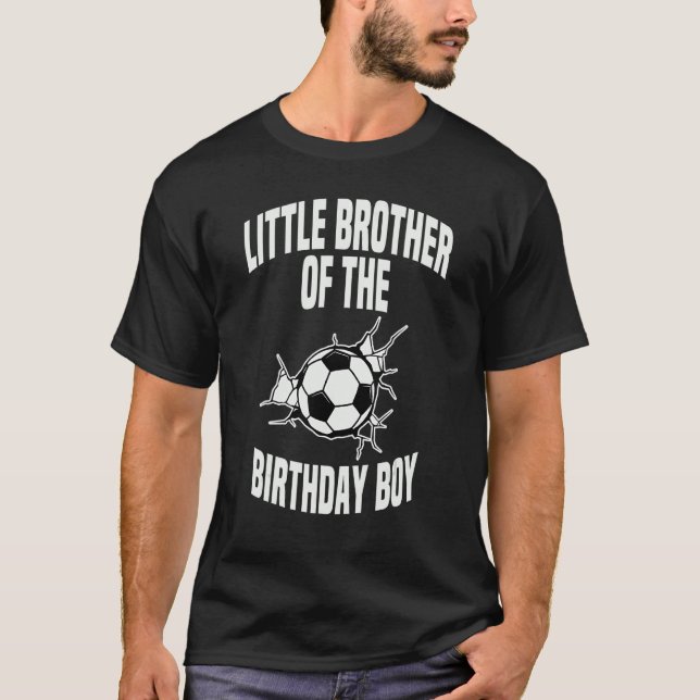 T-shirt Petit Frère De L'Équipe De Football De Jour De L'A (Devant)