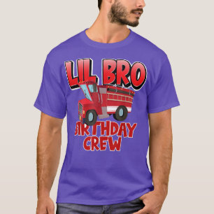 T-shirt Petit Frère d'équipage d'anniversaire Camion d'inc