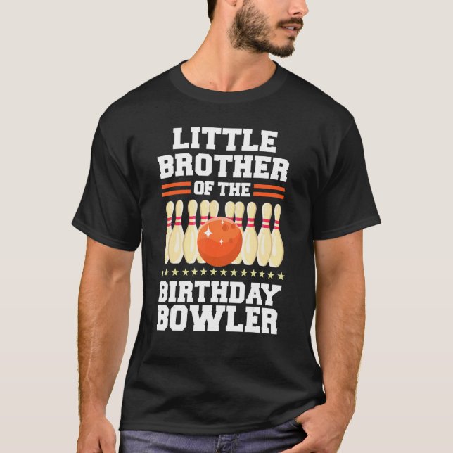 T-shirt Petit Frère Du Bowler Anniversaire Bowling (Devant)