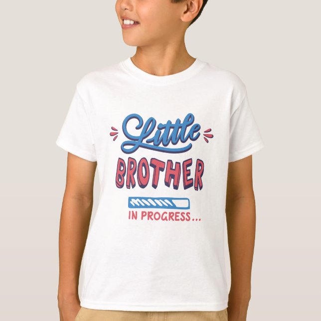T-shirt Petit frère en route (Devant)