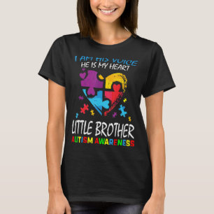 T-shirt Petit Frère Sensibilisation sur l'autisme Je Suis 