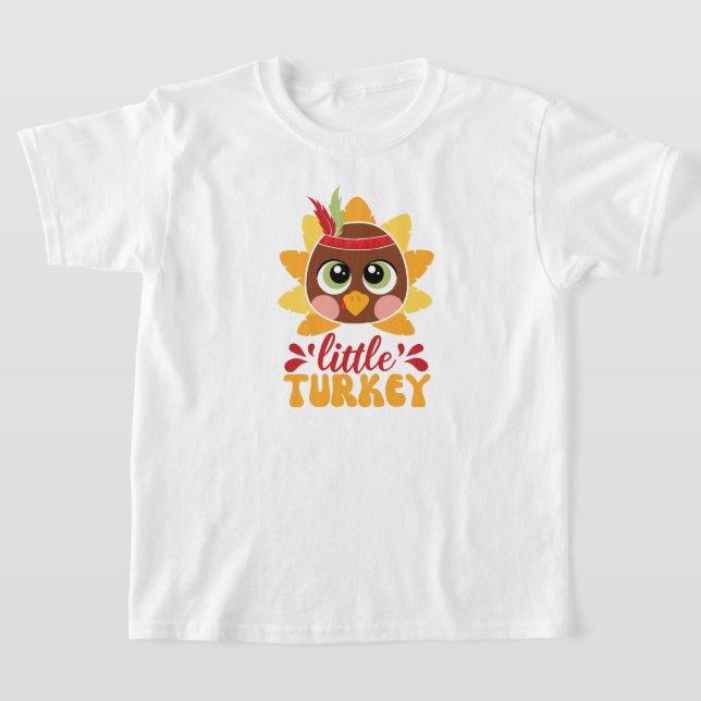 T-shirt Petit garçon d'Action de grâce Kids (Poser)