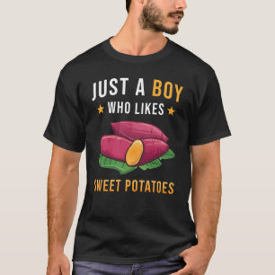 T-shirt Petit garçon de pomme de terre sucrée