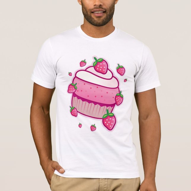 T-shirt petit gâteau de baie de kawaii (Devant)