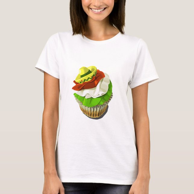T-shirt Petit gâteau de Cinco De Mayo (Devant)