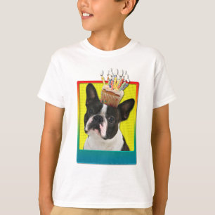 T-shirt Petit gâteau d'invitation - Boston Terrier