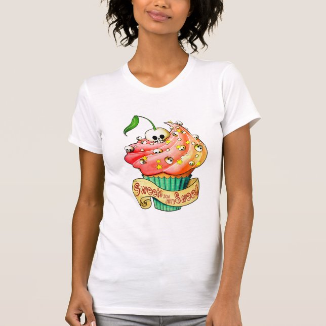 T-shirt Petit gâteau doux et mortel de crâne (Devant)