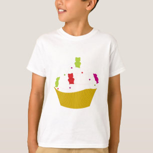 T-shirt Petit gâteau gommeux d'ours