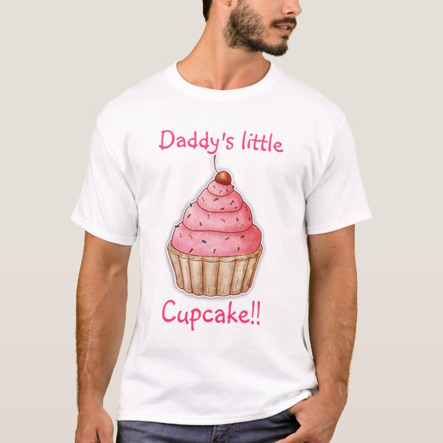 T-shirt Petit gâteau pour de petites filles, peu de petit (Devant)