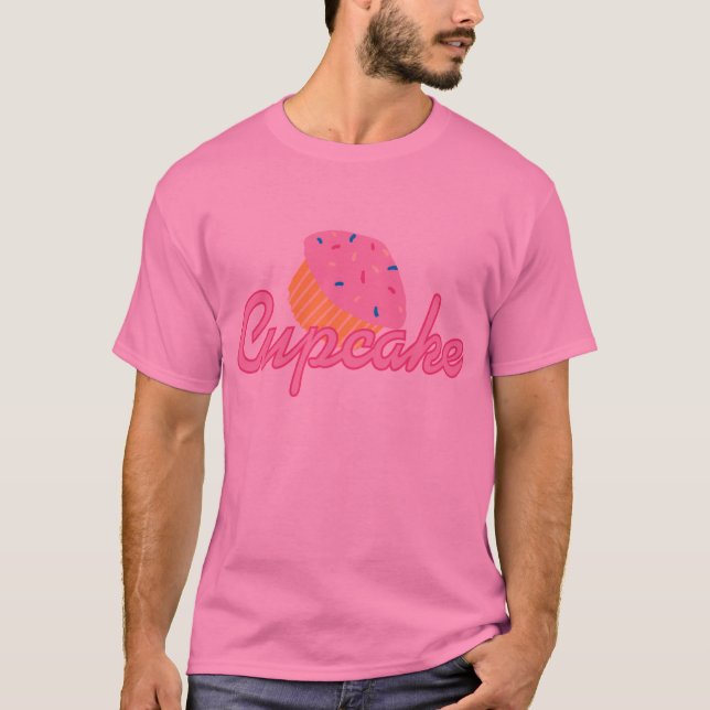 T-shirt Petit gâteau rose (Devant)