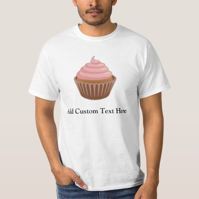 T-shirt Petit gâteau rose/Brown (Devant)