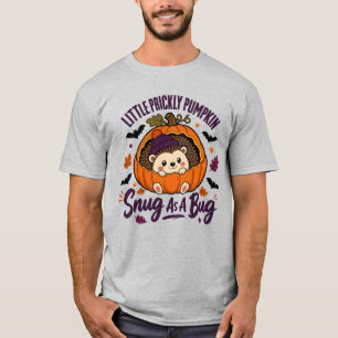 T-shirt Petit Hérisson de Citrouille Épineuse Halloween