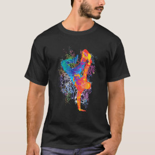 T-shirt Petit-Hip hop coloré B Boying Breakdance