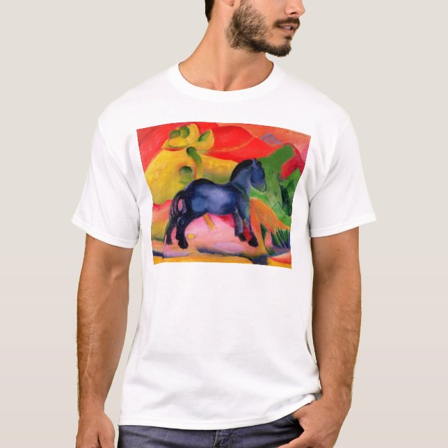 T-shirt Petit Horse bleu, 1912 (Devant)